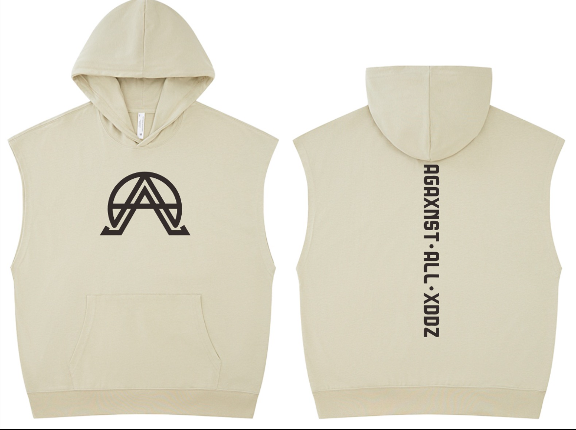 AAX SLEEVELESS HOODIE CUTOFF