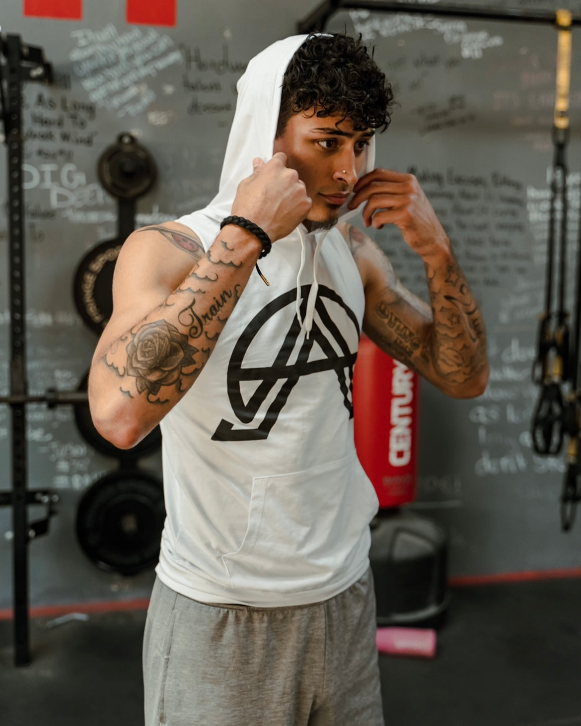 Sleeveless AAO Logo Hoodie